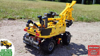 Lego Technic 42122 Compact Wheeled Excavator MOC - Premium Building Instructions