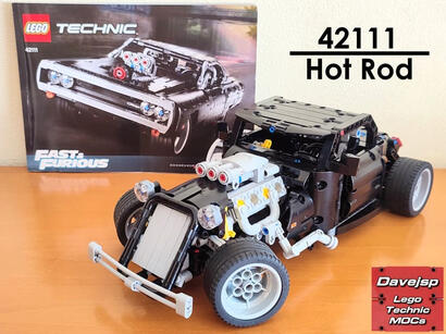 Lego Technic 42111 Hot Rod MOC - Premium Building Instructions
