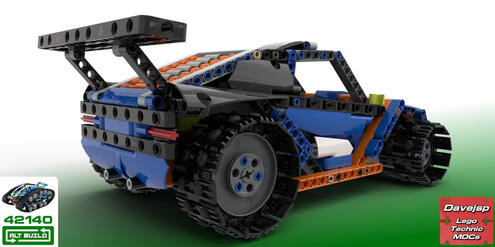 Lego Technic 42140 Rally Car MOC - Premium Building Instructions