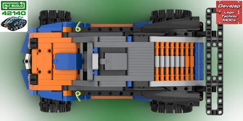 Lego Technic 42140 Rally Car MOC - Premium Building Instructions