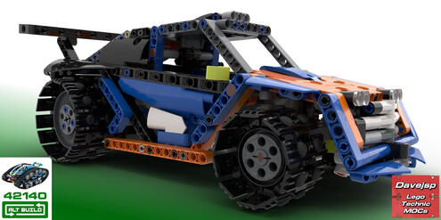 Lego Technic 42140 Rally Car MOC - Premium Building Instructions