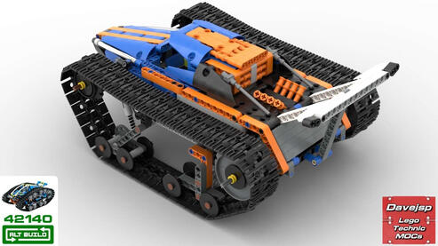 Lego Technic 42140 Racing Ripsaw MOC - Premium Building Instructions