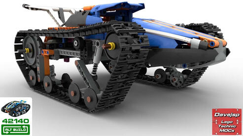 Lego Technic 42140 Racing Ripsaw MOC - Premium Building Instructions
