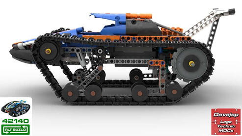 Lego Technic 42140 Racing Ripsaw MOC - Premium Building Instructions