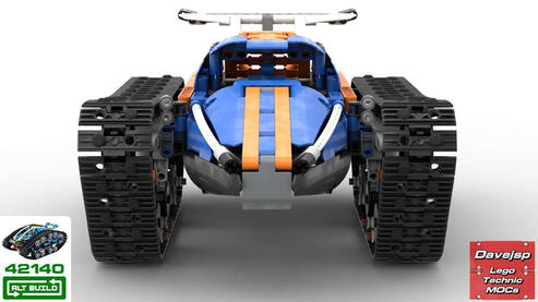 Lego Technic 42140 Racing Ripsaw MOC - Premium Building Instructions