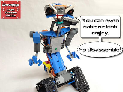 Lego Technic 42140 Johnny 5 robot MOC - Premium Building Instructions