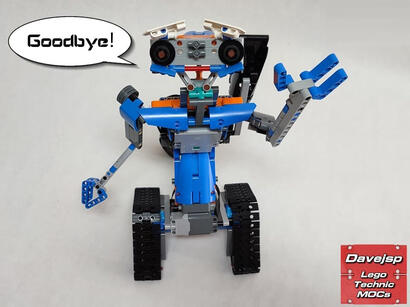 Lego Technic 42140 Johnny 5 robot MOC - Premium Building Instructions