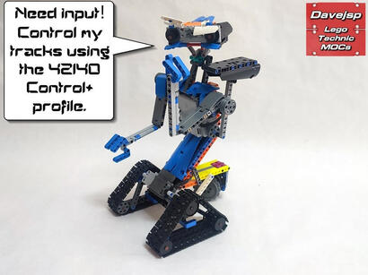 Lego Technic 42140 Johnny 5 robot MOC - Premium Building Instructions