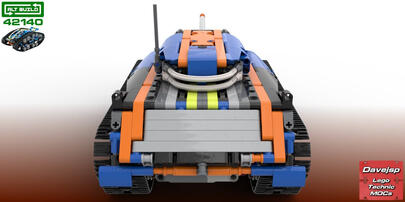 Lego Technic 42140 Battle Tank MOC - Premium Building Instructions