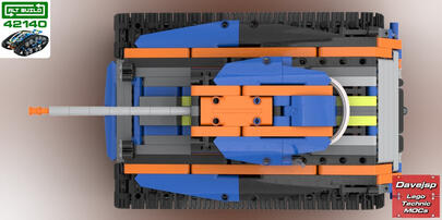 Lego Technic 42140 Battle Tank MOC - Premium Building Instructions