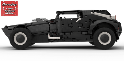 Lego Technic RC Black Roadster MOC - FREE Building Instructions