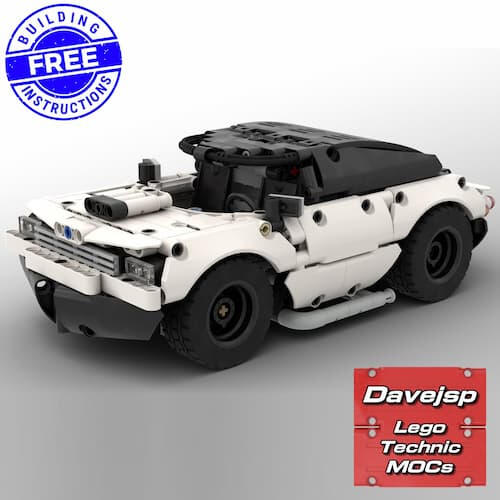 Lego Technic RC Compact Muscle Car MOC - FREE building instructions