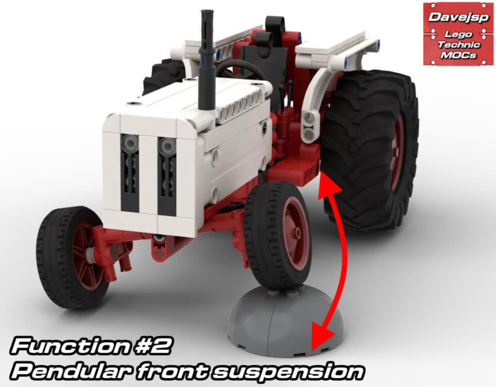 Lego Technic David Brown 885 Tractor MOC - Premium Building Instructions