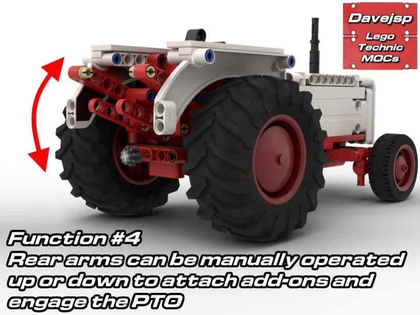 Lego Technic David Brown 885 Tractor MOC - Premium Building Instructions