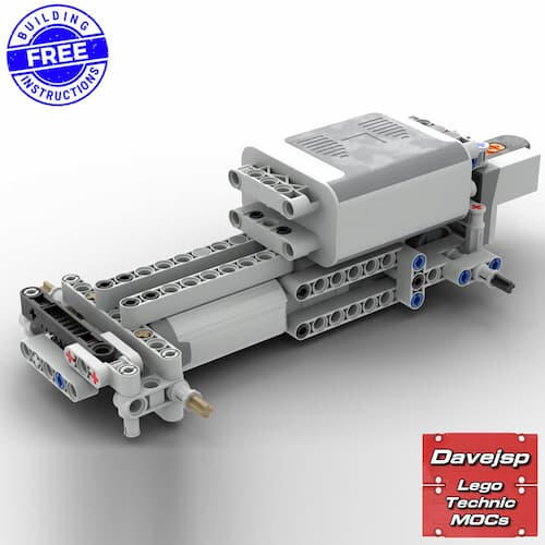 Lego Technic budget Power Functions chassis - FREE building instructions
