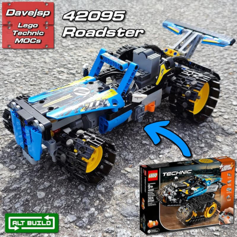 Lego Technic 42095 Roadster MOC - Premium Building Instructions