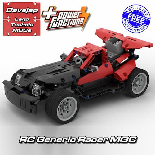Lego Technic Generic RC Racer MOC - FREE Building Instructions