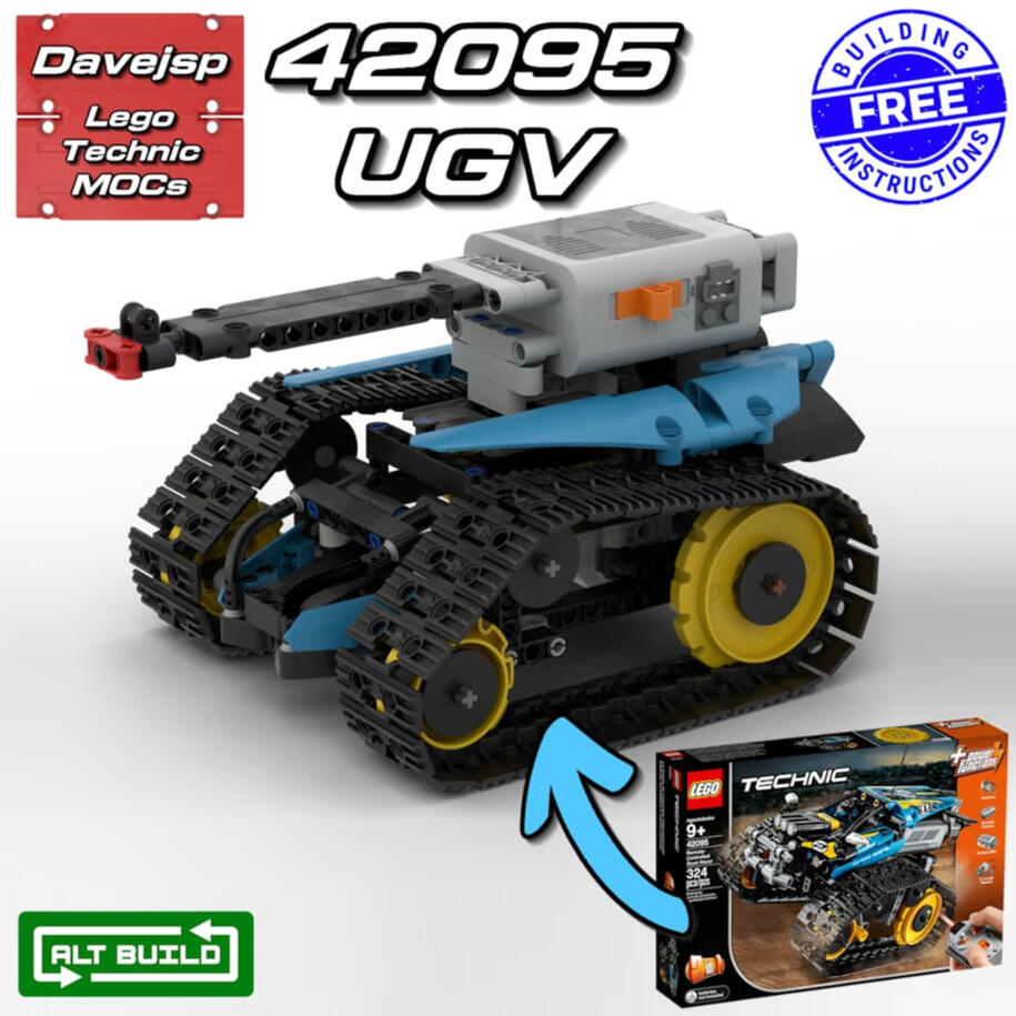 Lego Technic 42095 UGV MOC - Free Building Instructions