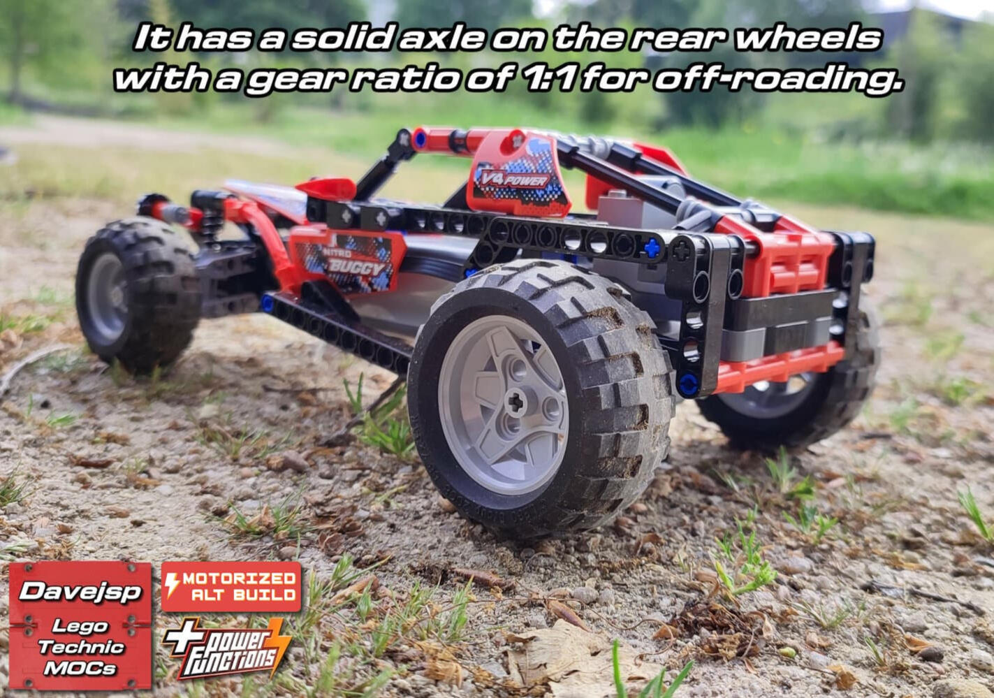 Lego Technic 8048 RC Dune Buggy MOC - Premium Building Instructions