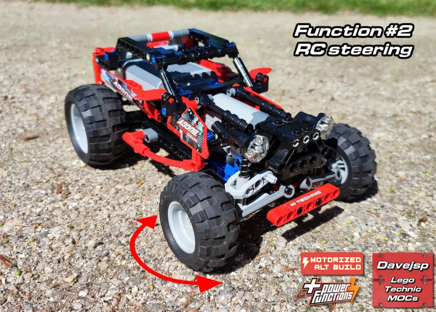 Lego Technic 8048 Roadster MOC - Premium Building Instructions
