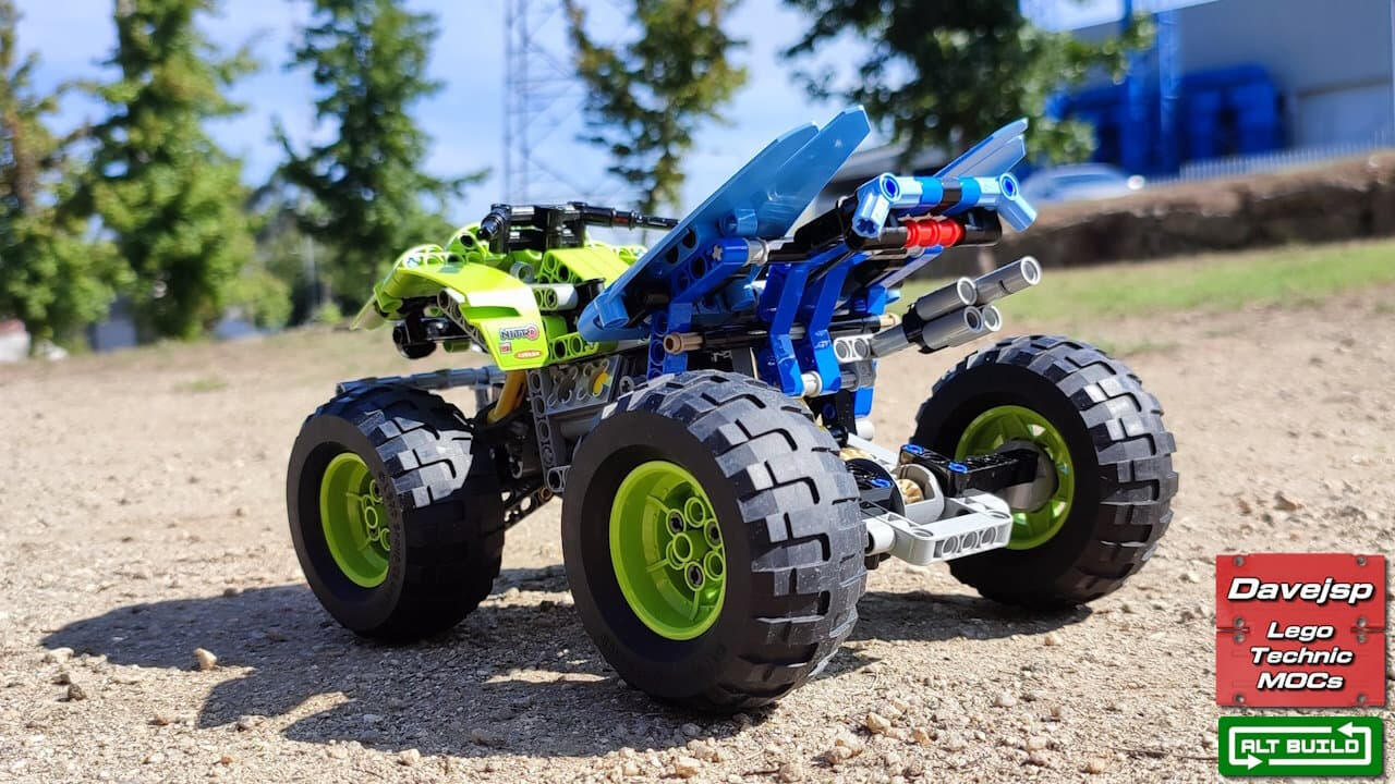 Lego Technic 42037 Quad Bike MOC - Premium Building Instructions