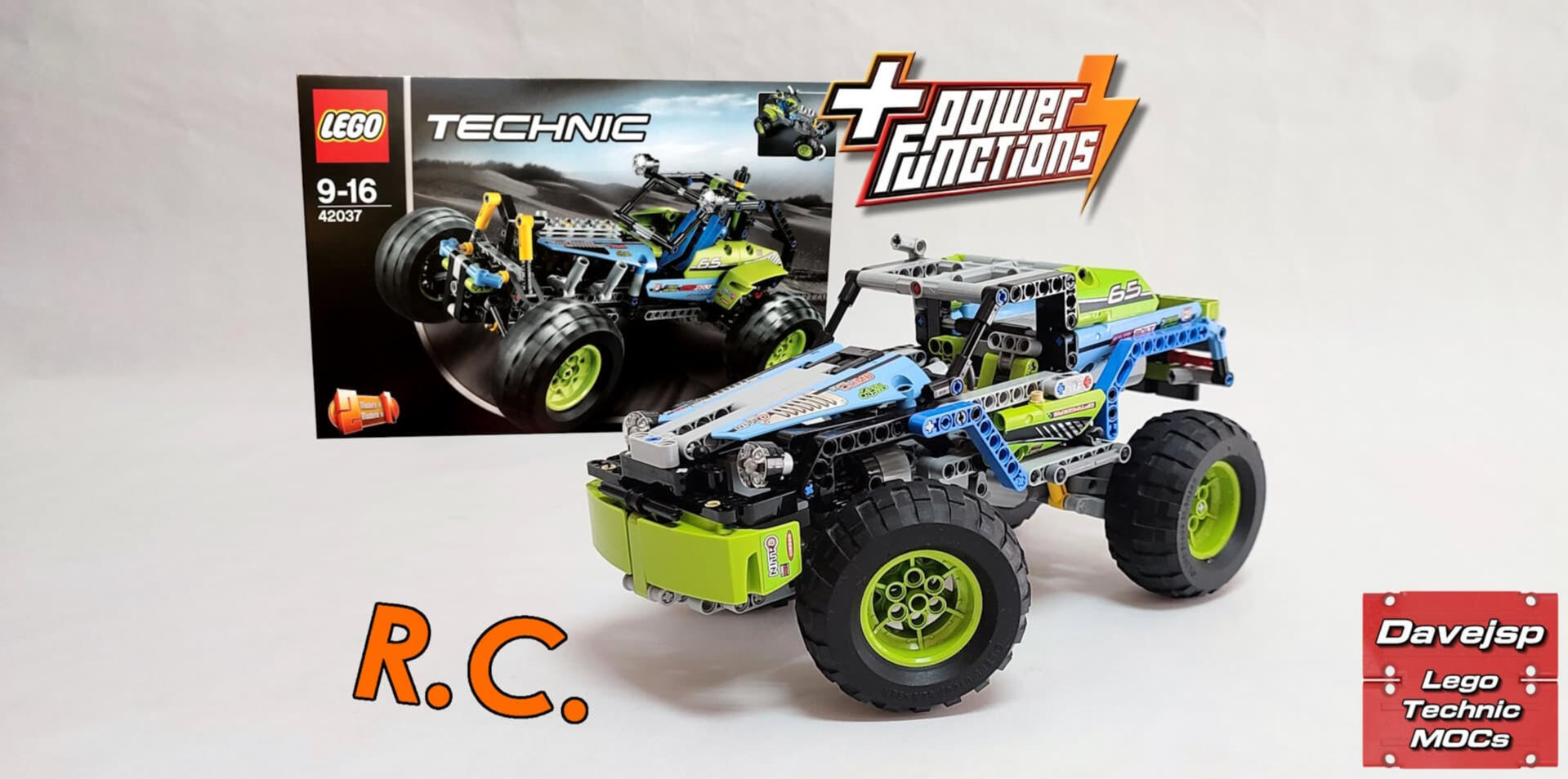 Lego Technic 42037 RC Monster Pickup Truck MOC - Premium Building Instructions