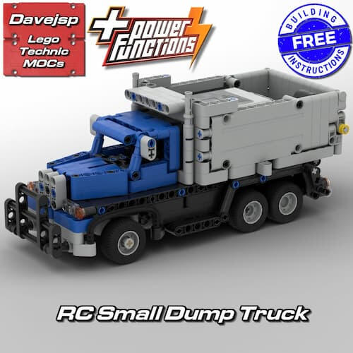 Lego Technic RC Small Dump Truck MOC - FREE Building Instructions