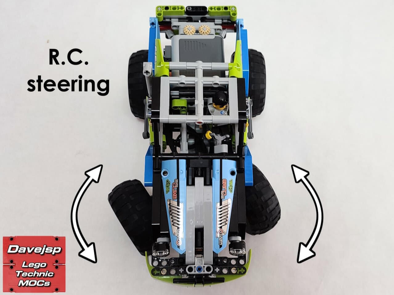 Lego Technic 42037 RC Monster Pickup Truck MOC - Premium Building Instructions