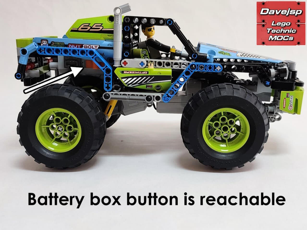 Lego Technic 42037 RC Monster Pickup Truck MOC - Premium Building Instructions