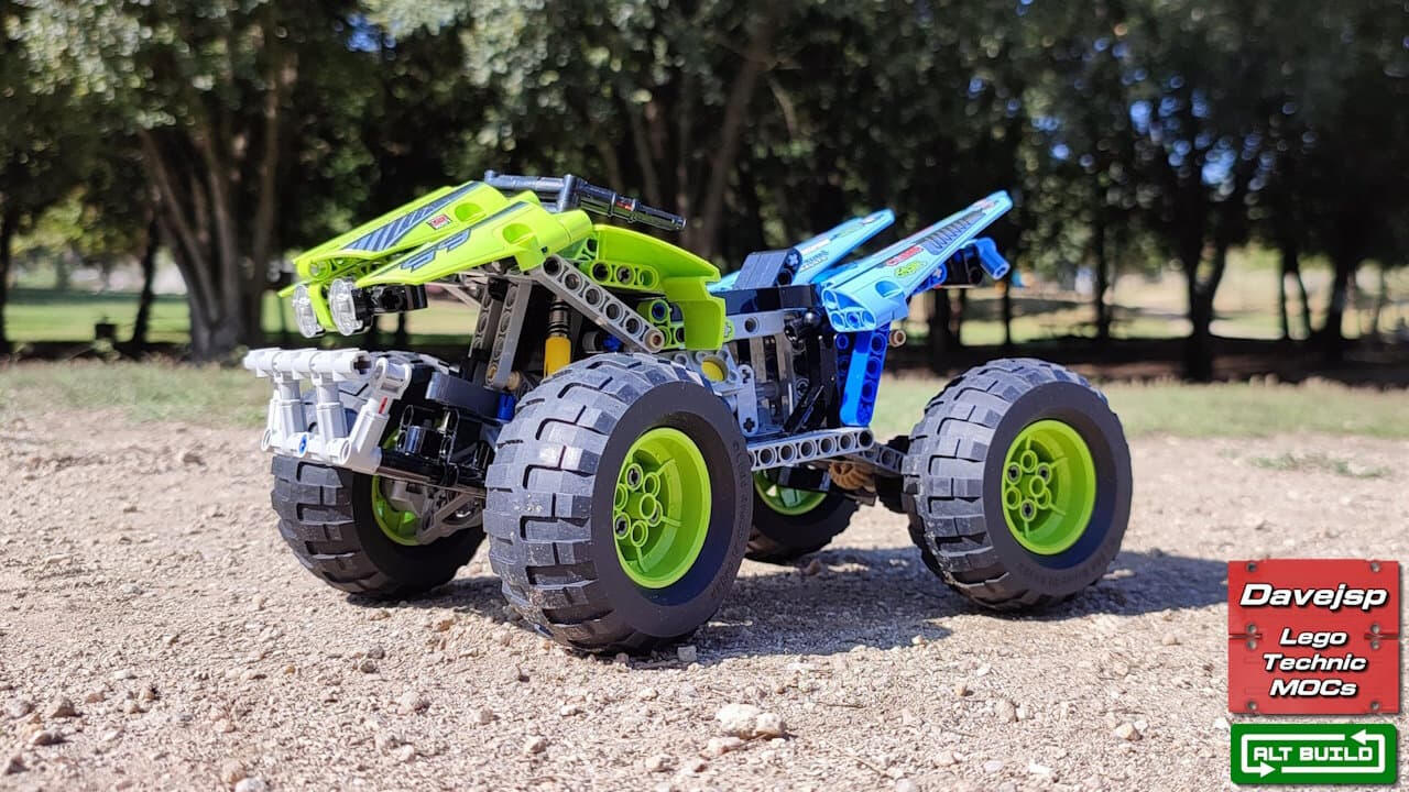 Lego Technic 42037 Quad Bike MOC - Premium Building Instructions