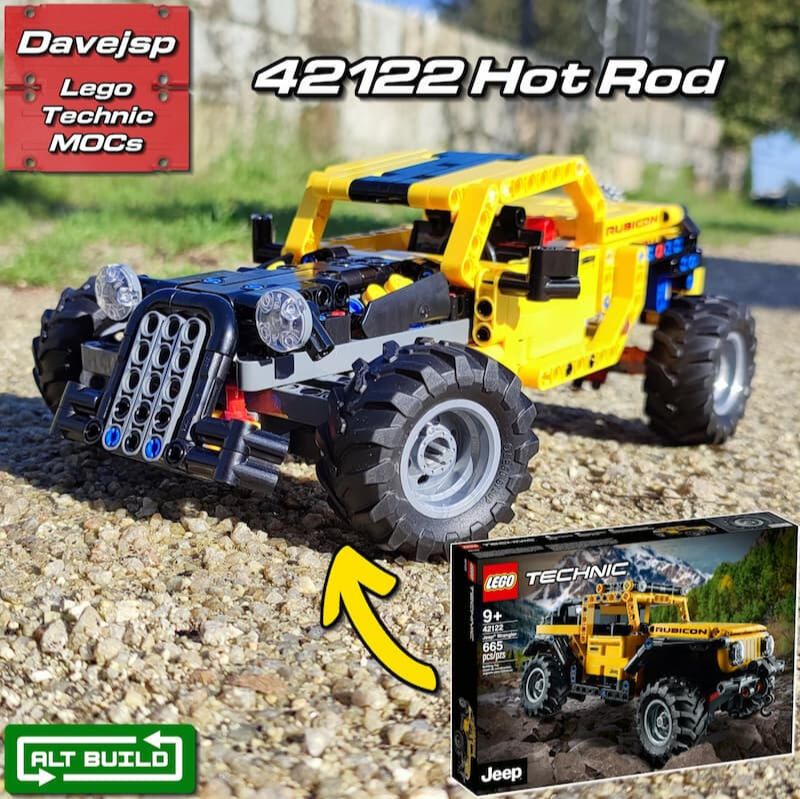 Lego Technic 42122 Hot Rod MOC - Premium Building Instructions