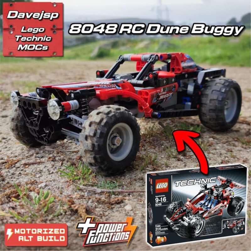 Lego Technic 8048 RC Dune Buggy MOC - Premium Building Instructions