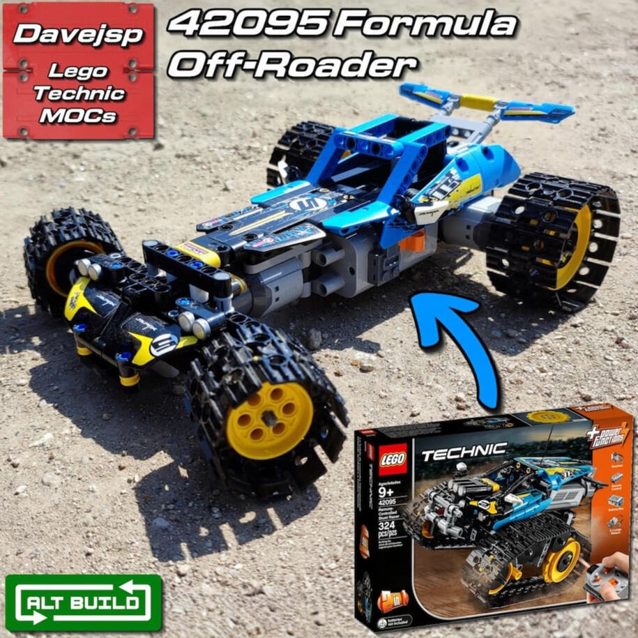 Lego Technic 42095 Formula Off-Roader MOC - Premium Building Instructions
