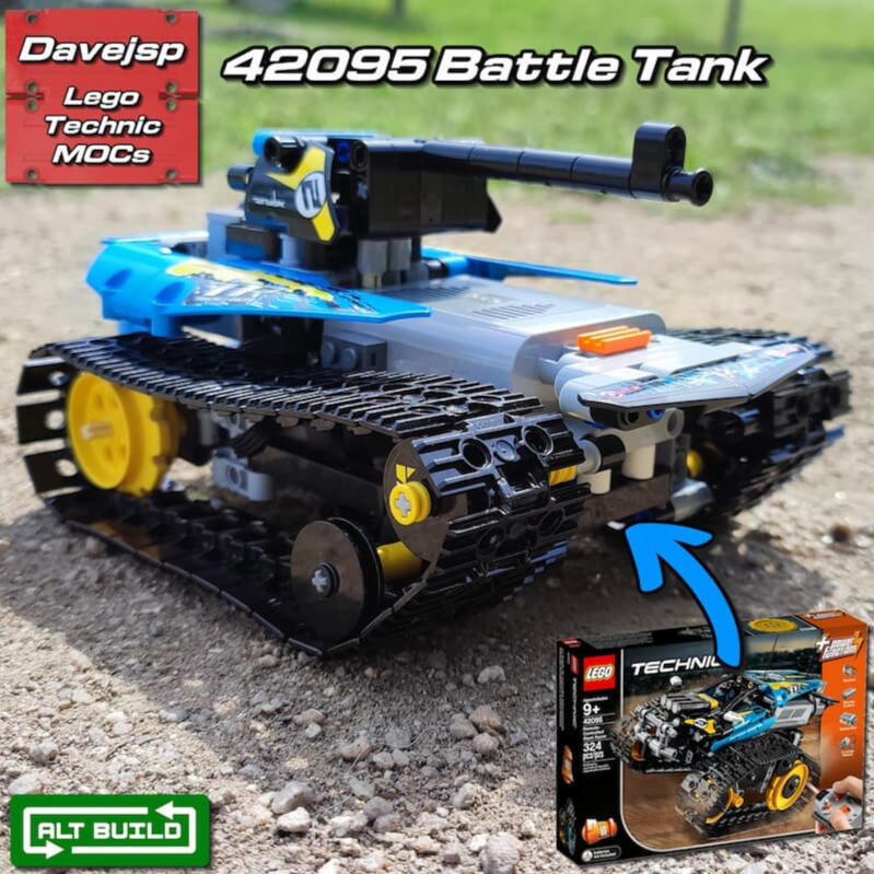 Lego Technic 42095 Battle Tank MOC - Premium Building Instructions