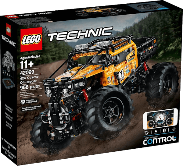Lego Technic 42099 4x4 X-treme Off-Roader 42099 4x4 X-treme Off-Roader was released in 2019 featuring 958 pieces.