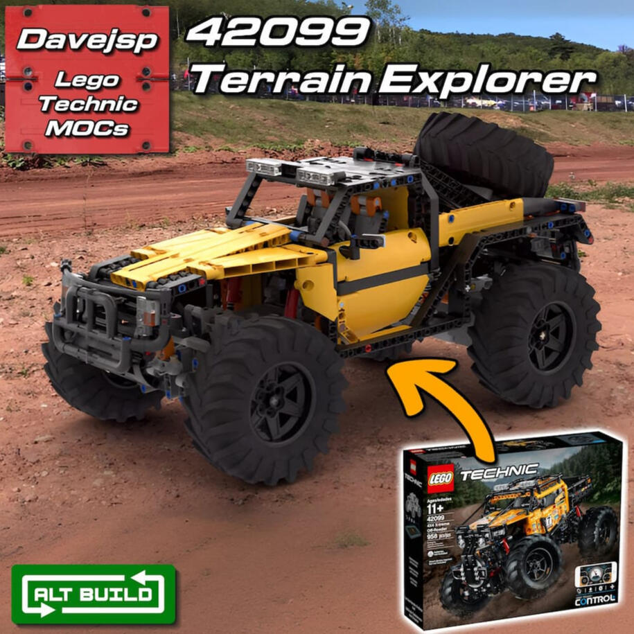 Lego Technic 42099 Terrain Explorer MOC - Premium Building Instructions