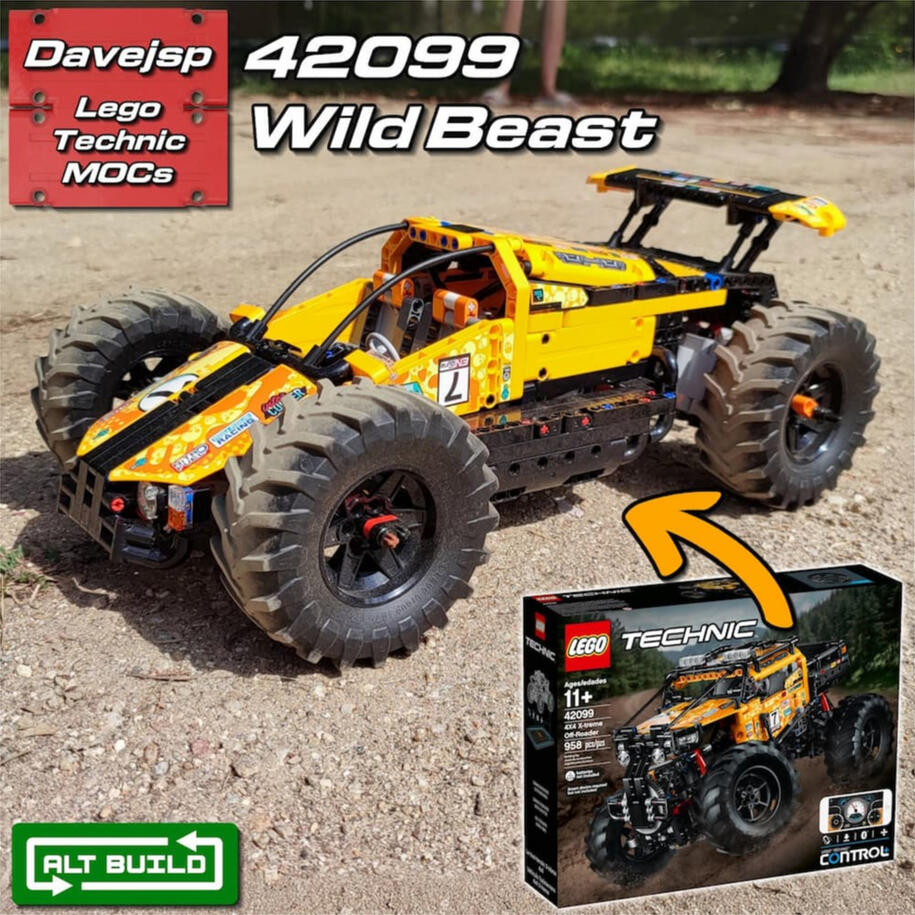 Lego Technic 42099 Wild Beast MOC - Premium Building Instructions
