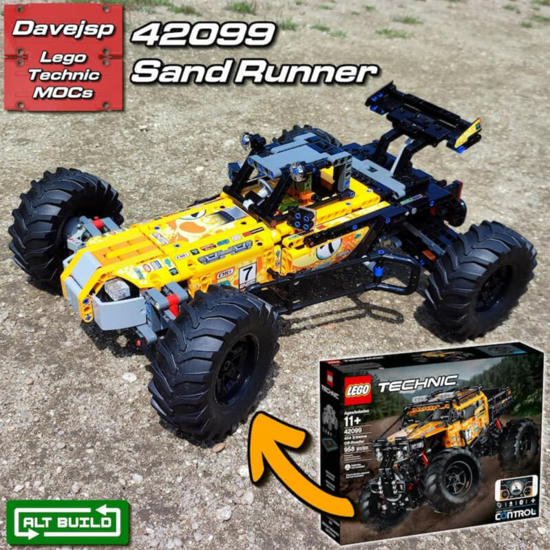 Lego Technic 42099 Sand Runner MOC - Premium Building Instructions