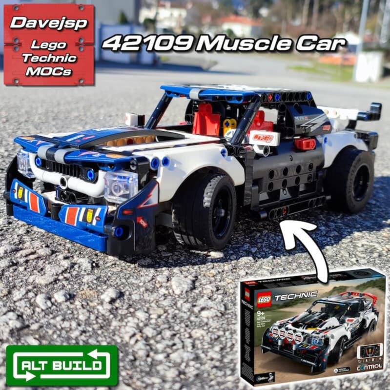 Lego Technic 42109 Muscle Car MOC - Premium Building Instructions