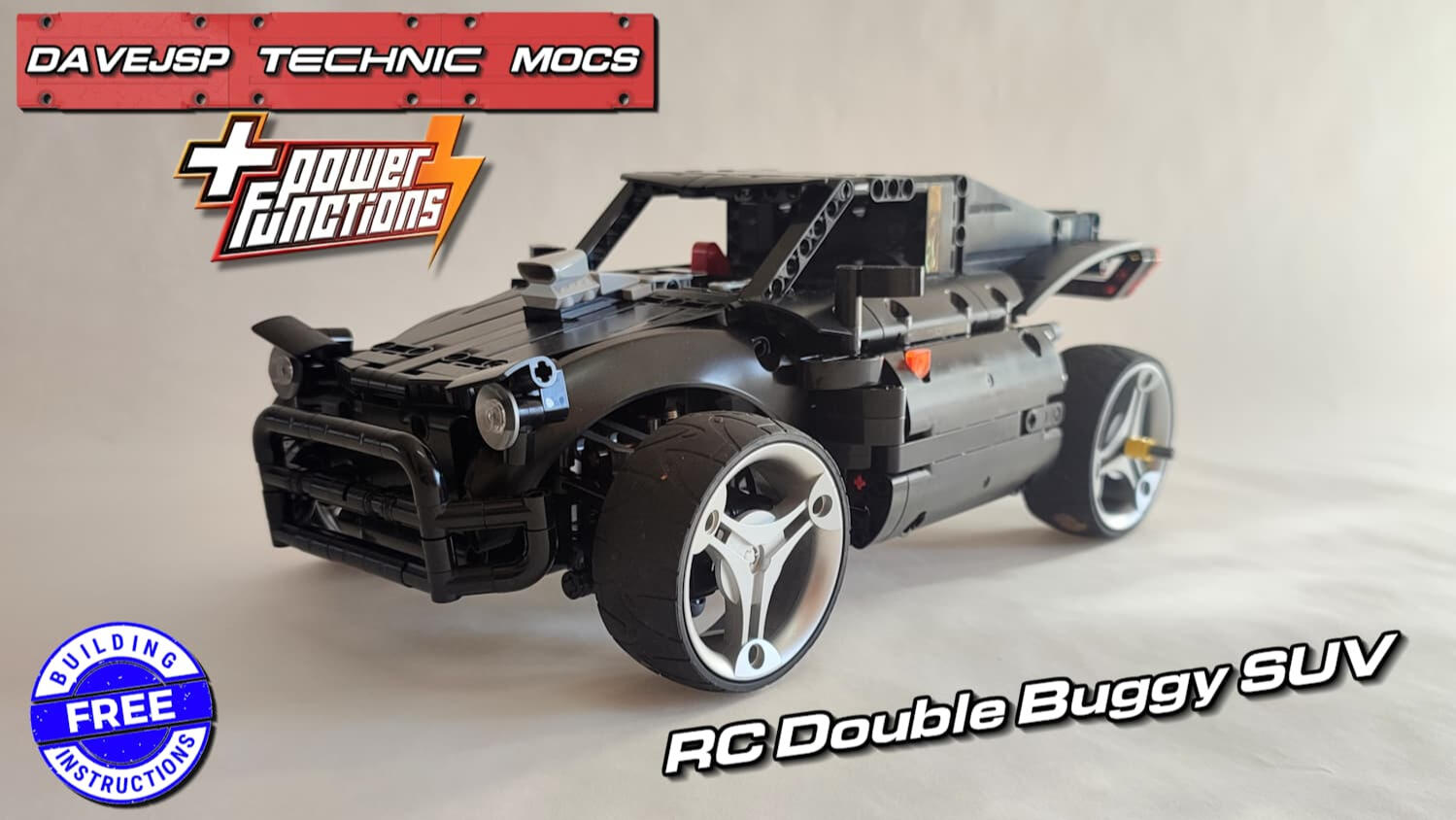 Lego Technic RC Double Buggy SUV MOC - FREE Building Instructions