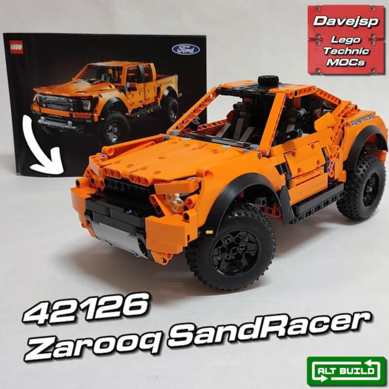 Lego Technic 42126 Zarooq SandRacer MOC - Premium Building Instructions