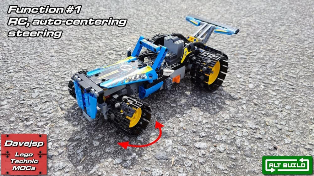 Lego Technic 42095 Roadster MOC - Premium Building Instructions