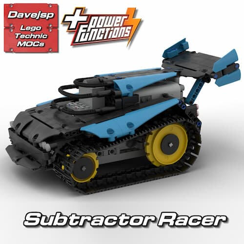 Lego Technic Subtractor Racer MOC - Digital Building Instructions