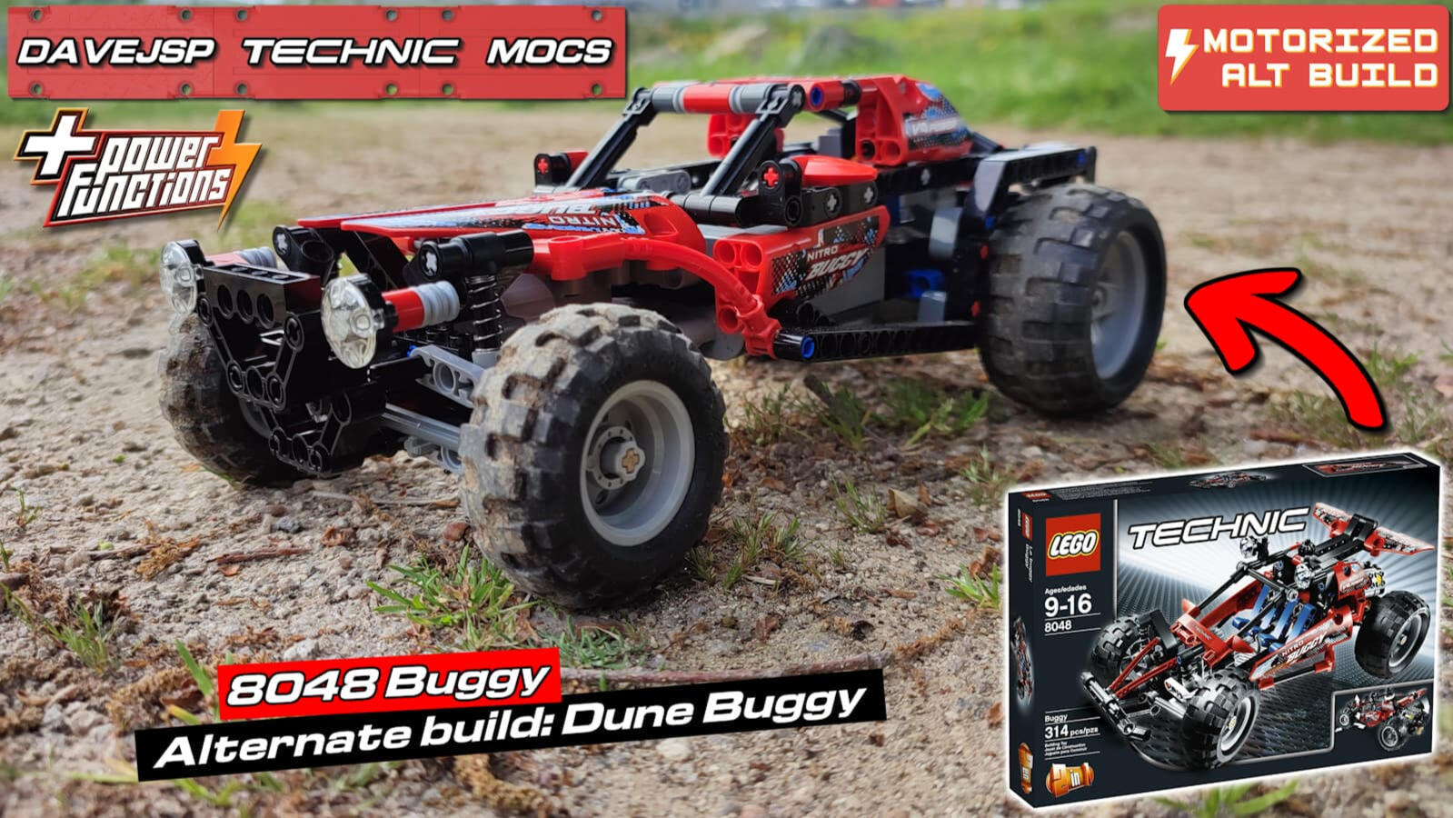 Lego Technic 8048 RC Dune Buggy MOC - Premium Building Instructions