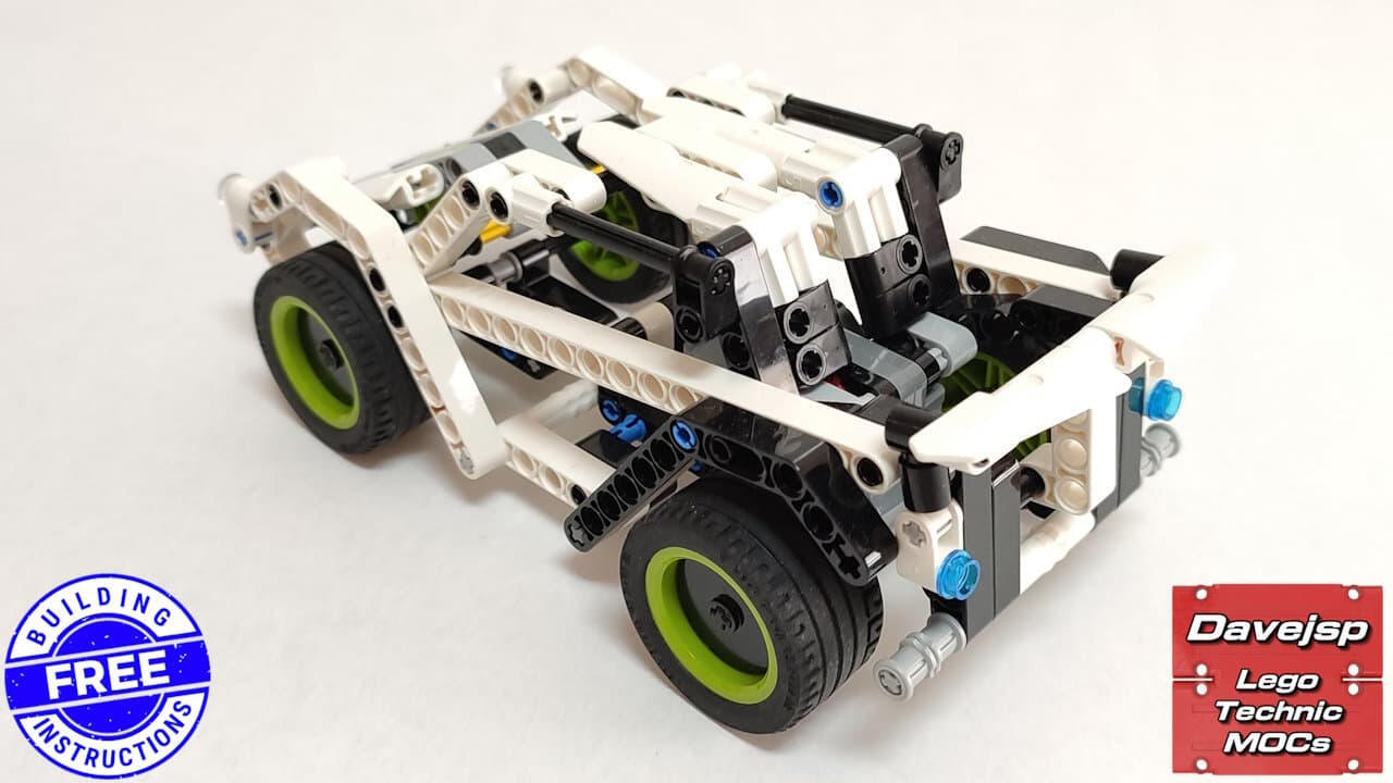 Lego Technic 42047 Sports Car MOC - FREE Building Instructions