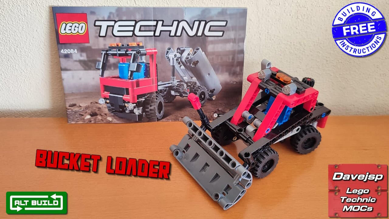 Lego Technic 42084 Bucket Loader MOC - FREE Building Instructions
