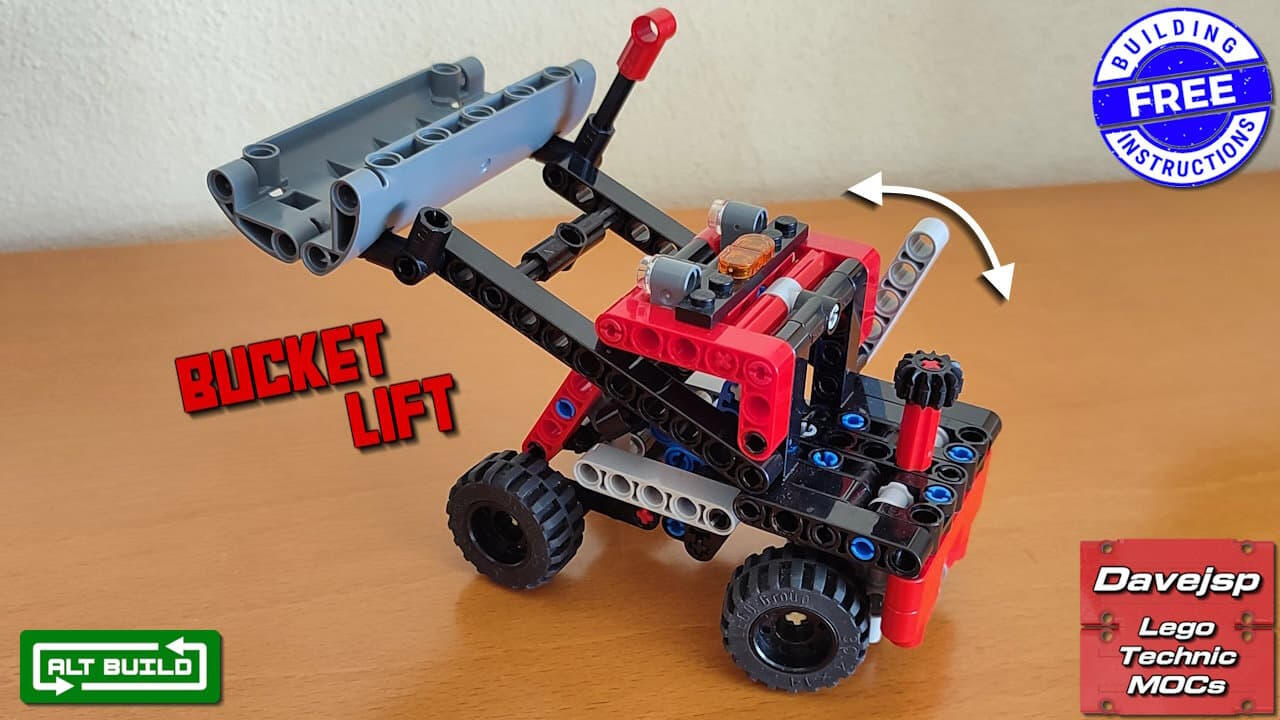 Lego Technic 42084 Bucket Loader MOC - FREE Building Instructions