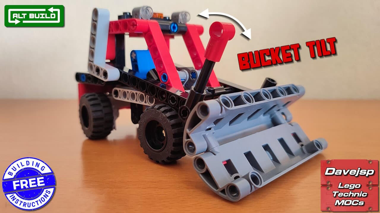 Lego Technic 42084 Bucket Loader MOC - FREE Building Instructions