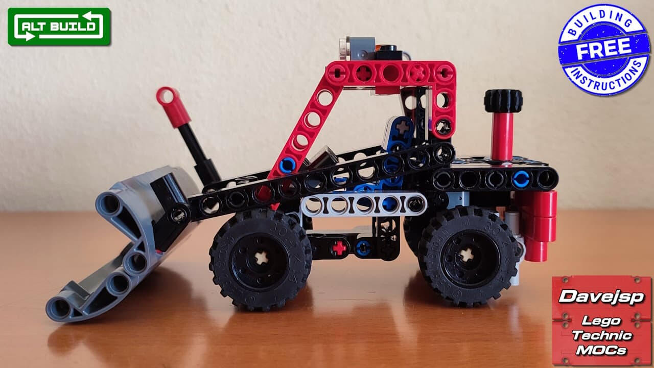Lego Technic 42084 Bucket Loader MOC - FREE Building Instructions Lego Technic 42084 Bucket Loader MOC - FREE Building Instructions