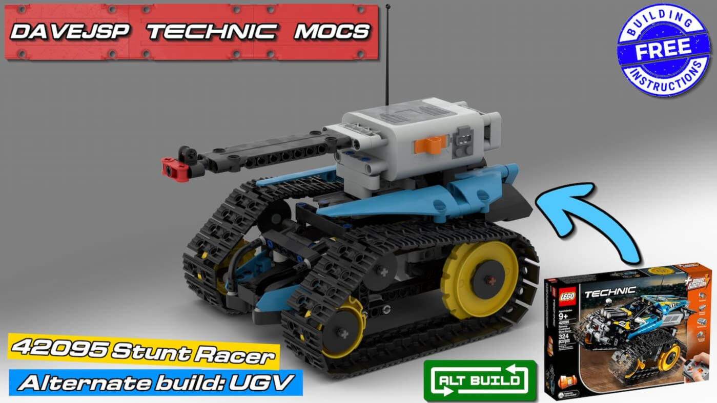 Lego Technic 42095 UGV MOC - FREE Building Instructions